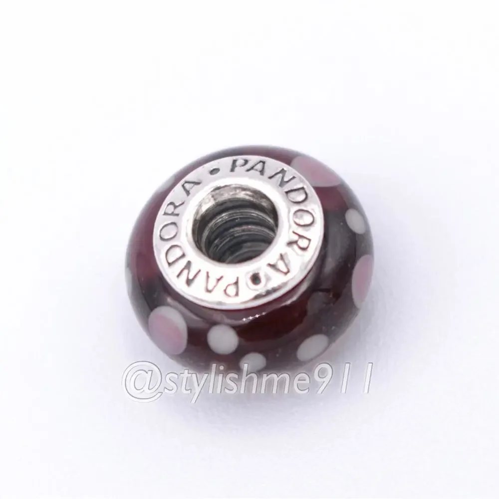 Authentic PANDORA Purple Bubbles Glass Murano - 790693